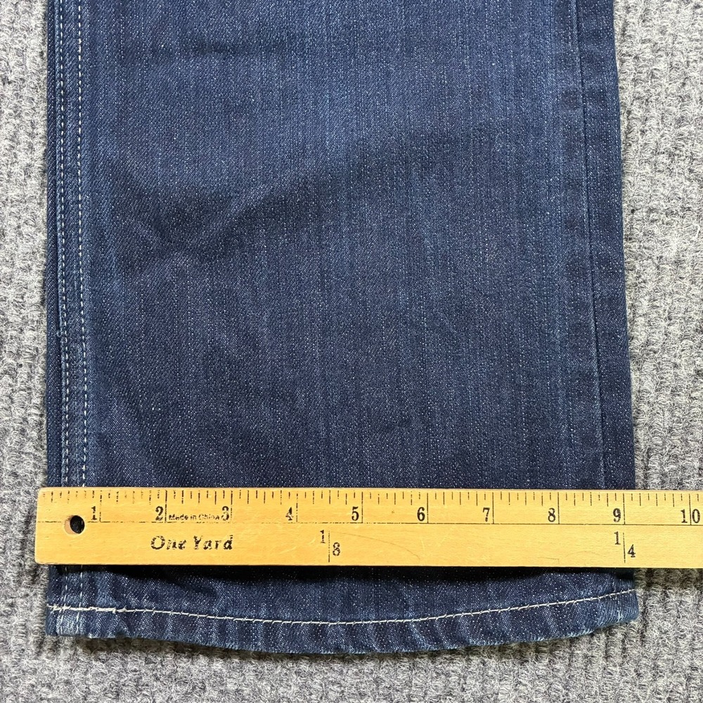 Helix Mens Slim Boot Jeans Size 32x30 Blue Denim Cotton Casual Low Rise - Picture 8 of 10